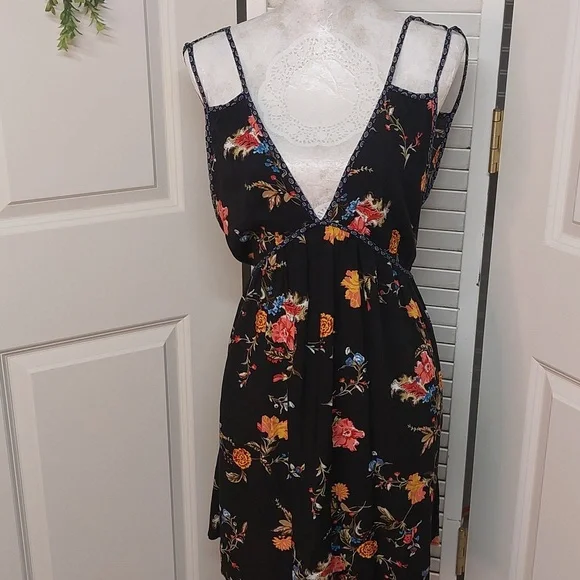 Band of gypsies Floral Dress Large - Picture 4 of 12
